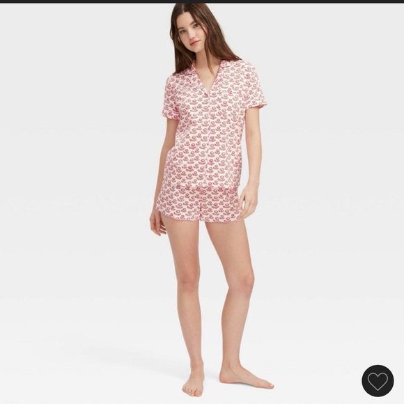 NWT Roller Rabbit X Target Collab Pink Floral PJ Set - Picture 2 of 7